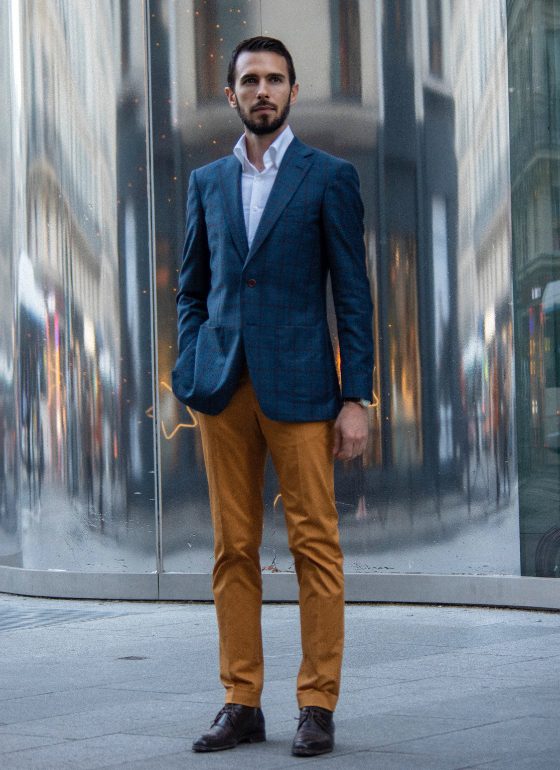Pantalon chino sur 2025 mesure
