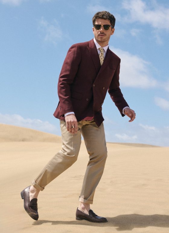 Veste Huddersfield 100 % laine - Collection Mock leno​ (Casual)