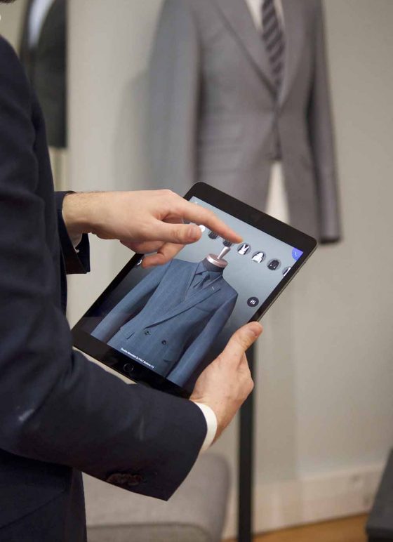 personnalisation via tablette