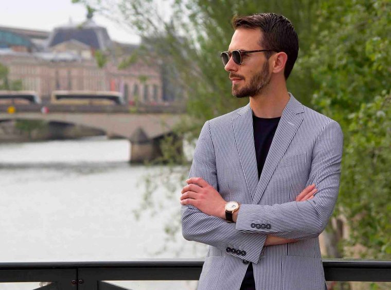 veste seersucker