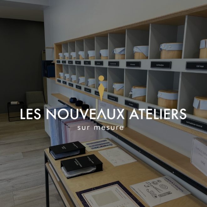 boutique à costume sur mesure les nouveaux ateliers logo
