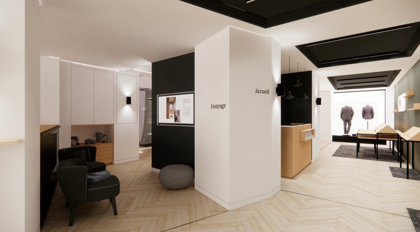 Bannière site web boutique haussmann