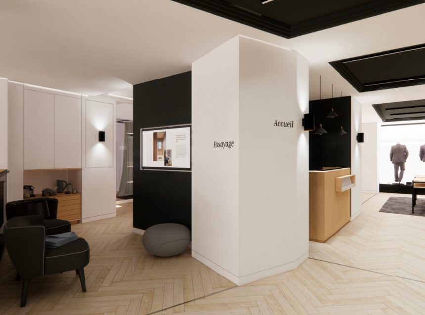 Bannière site web boutique haussmann