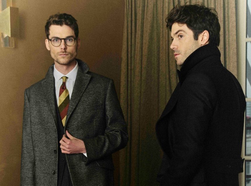 Manteau noir Manteau Gris