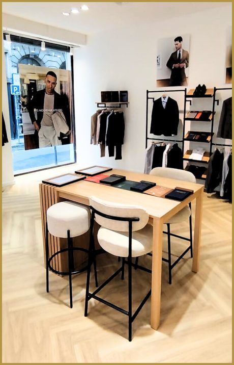 Les Nouveaux Ateliers boutique affiches costumes sur mesure Lyon