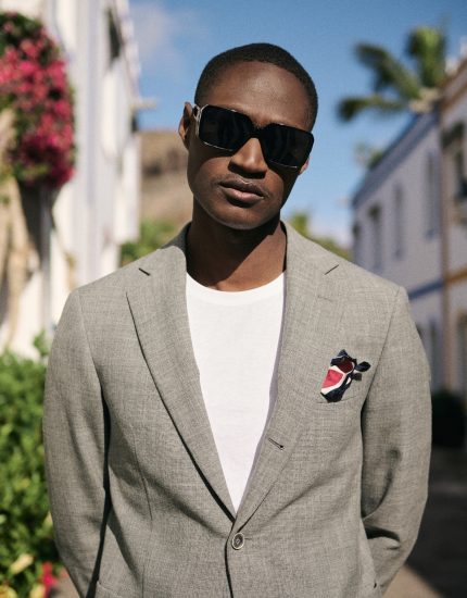 Costume deux-pièces gris souris en tissu 100 % laine mérinos - Collection Fresco