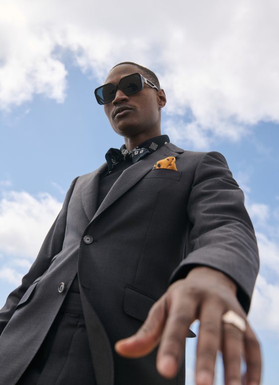 Costume deux-pièces gris anthracite en tissu 100% laine mérinos - Collection Amadeus 365, sur mesure