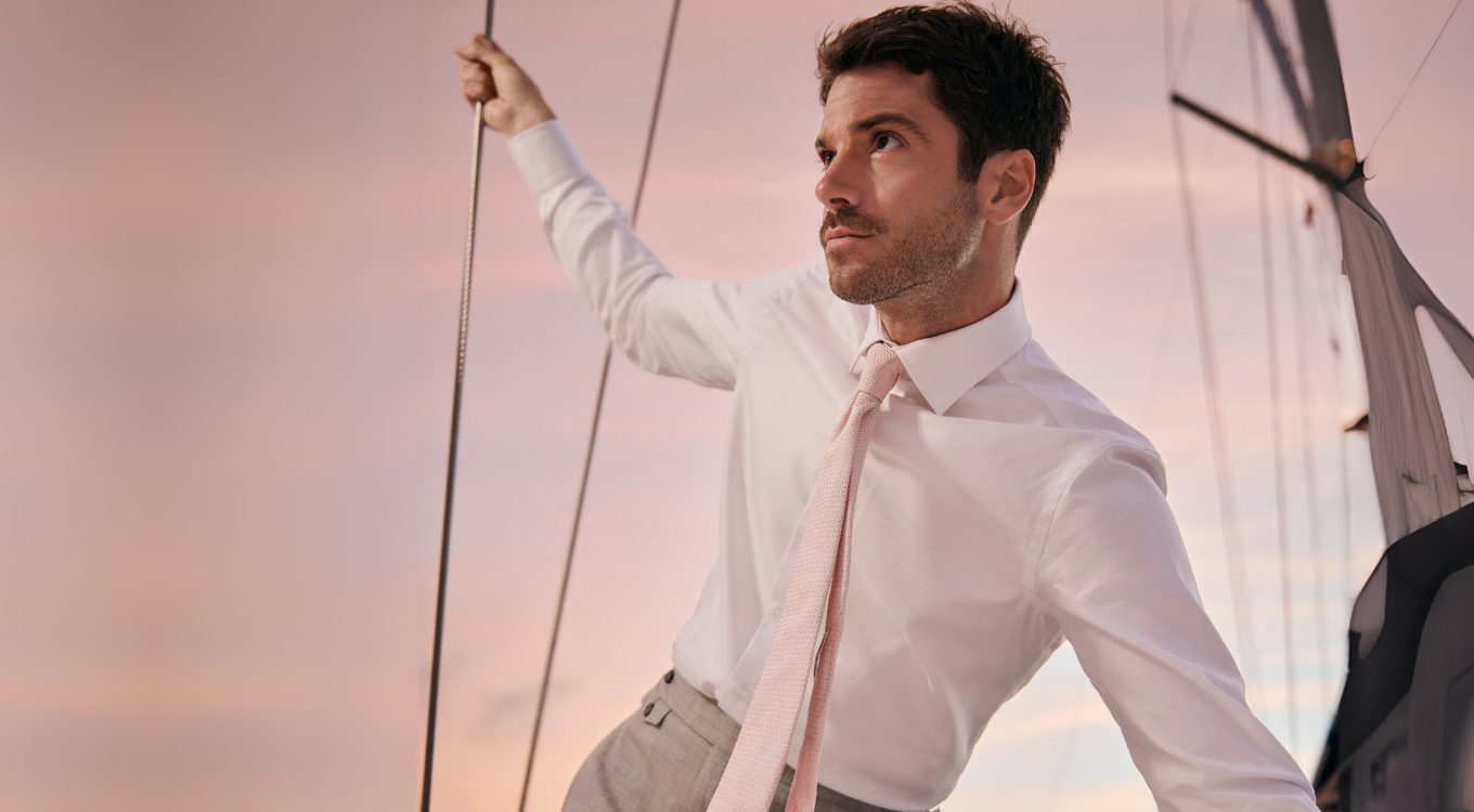 Veste rose poudré en tissu coton et soie - Collection Mare