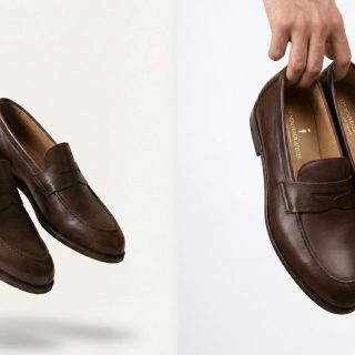 Mocassins marron chocolat en cuir lisse - Collection Classiques intemporels